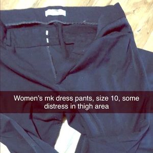 Women’s Michael Kors navy dress pants